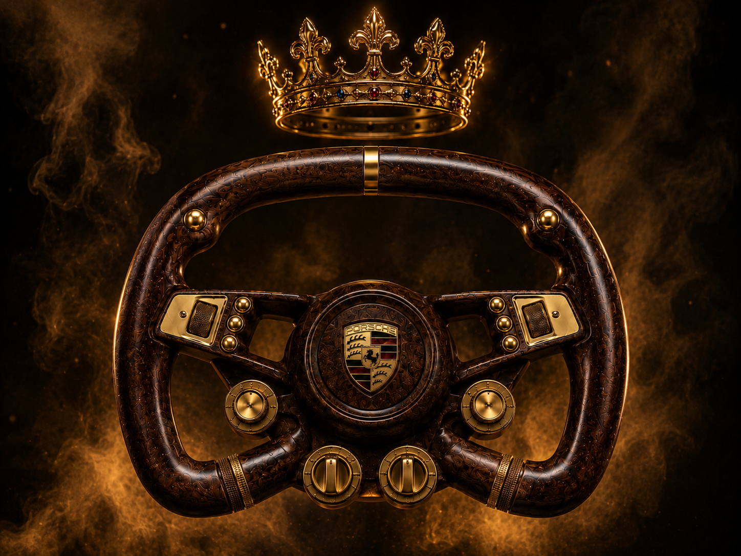 The Crown — volante coroado