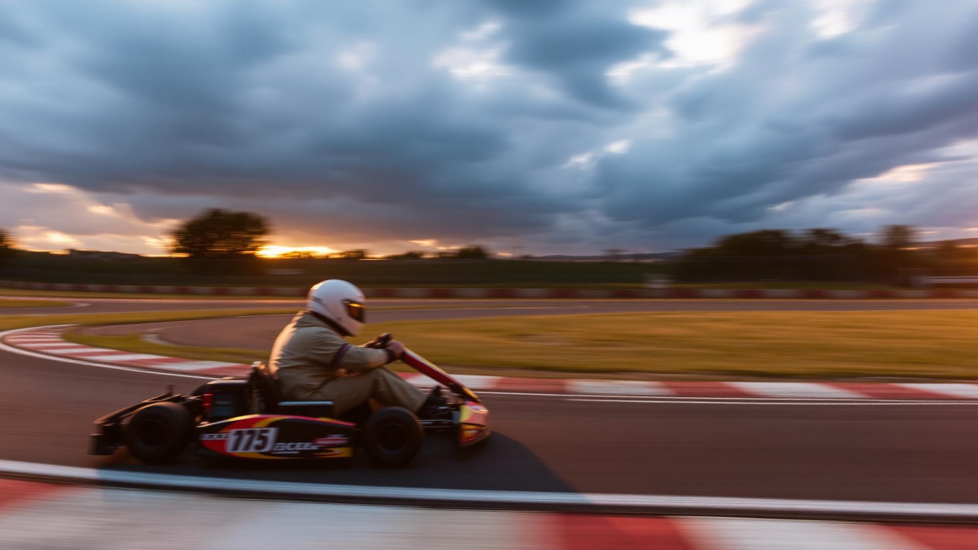 Karts da Fórmula MCF Kart Cup em ação